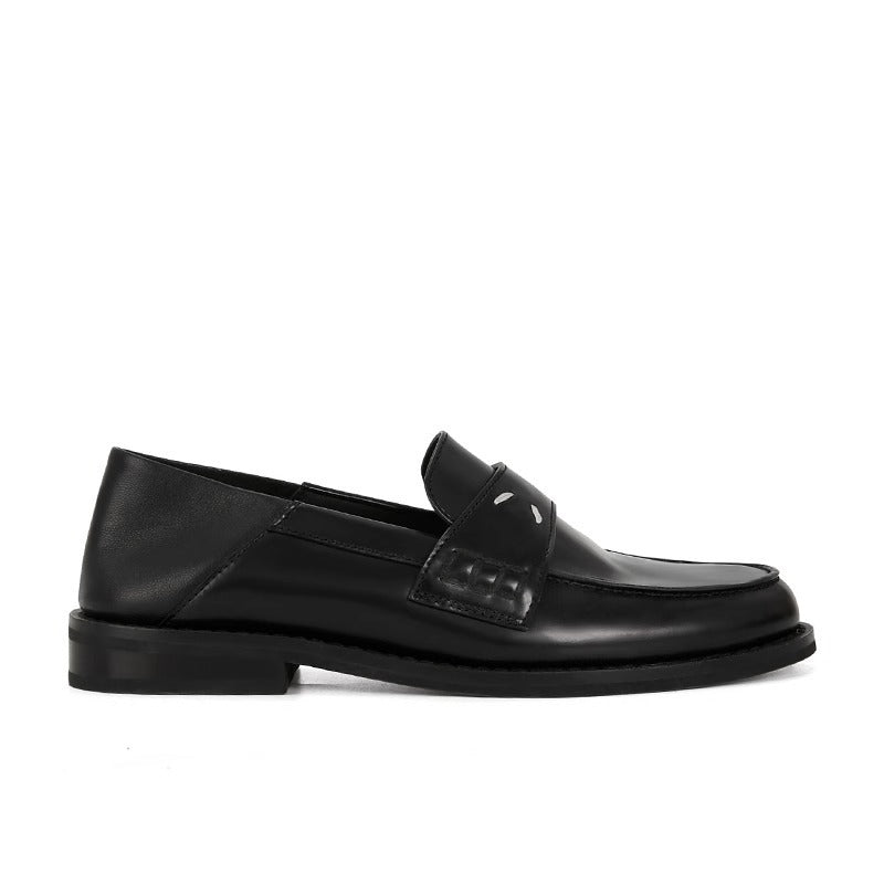 Women's Su Mini Cowhide Genuine Flat British Leather Shoes