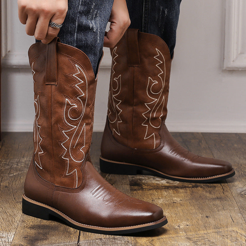 Men's Four National Fashion Flower Martin Plus Boots