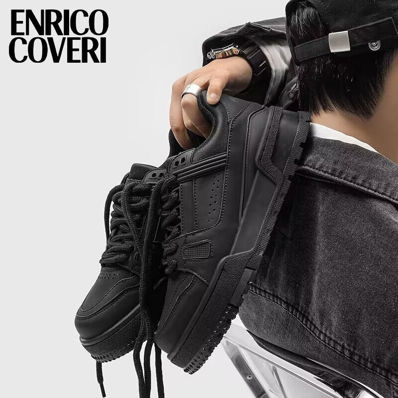 Men's Genuine Cowhide National Fashion Versatile Flat Casual Shoes