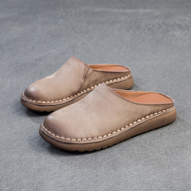 Women's Box For Outdoors Candy Color Lazy Sandals