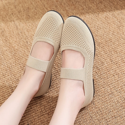 Women's Old Cloth Autumn Mom Soft Bottom Casual Shoes