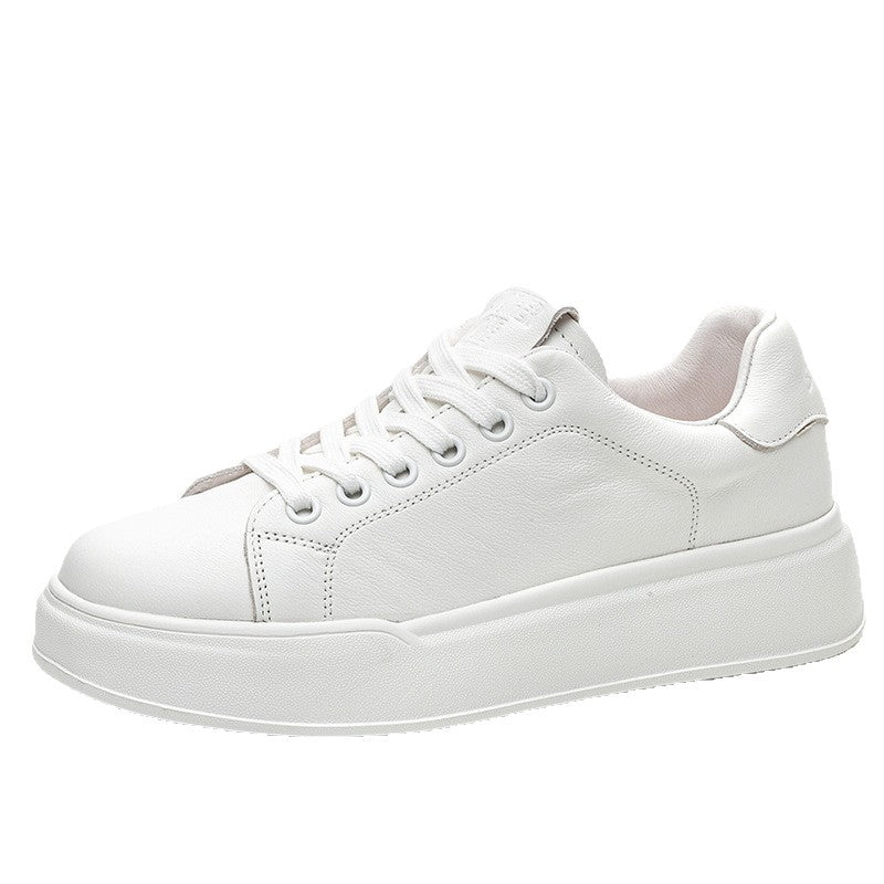 Women's Top Layer Cowhide Easy Wear Inner Sheepskin Women's Casual Shoes