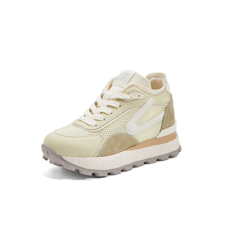 Women's Thick Bottom Height Increasing Insole Dad Summer Mesh Surface Breathable Women's Casual Shoes