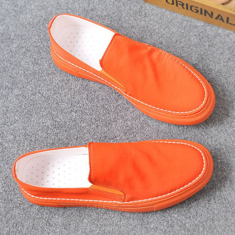 Men's Cloth Summer Breathable One Pedal Korean Sneakers