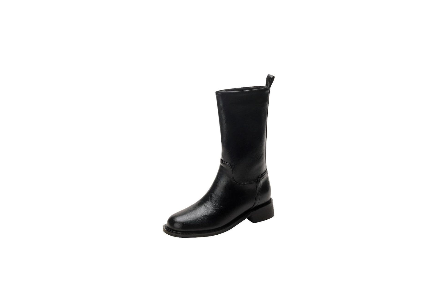 Women's Platform Middle Tube Low Flat Versatile Boots