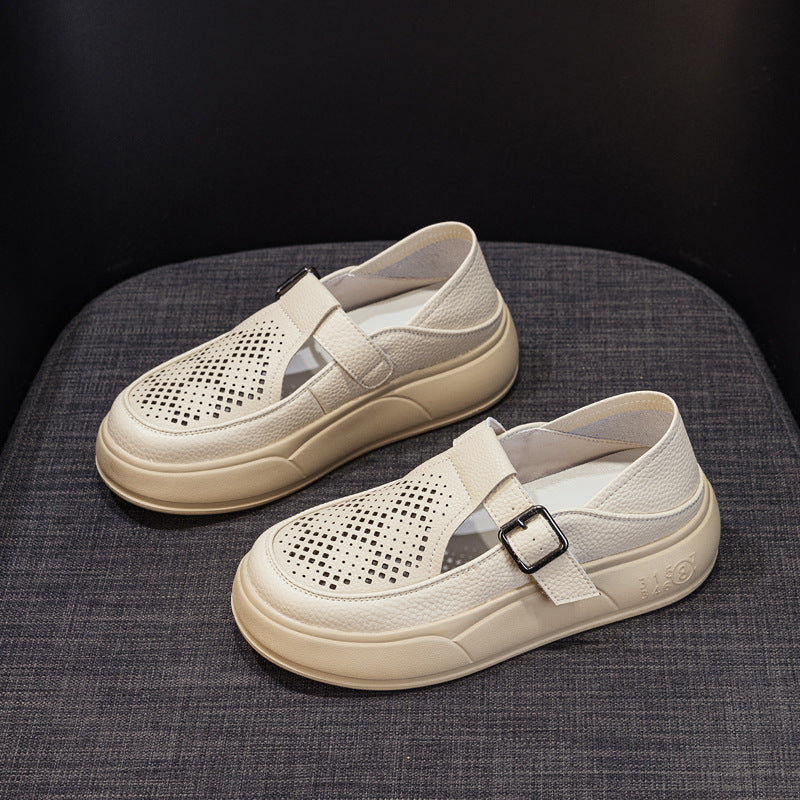 Women's Genuine For Pregnant Toe Box Summer Sandals