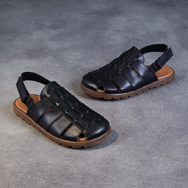 Women's Closed Toe Roman Summer Retro Mori Sandals