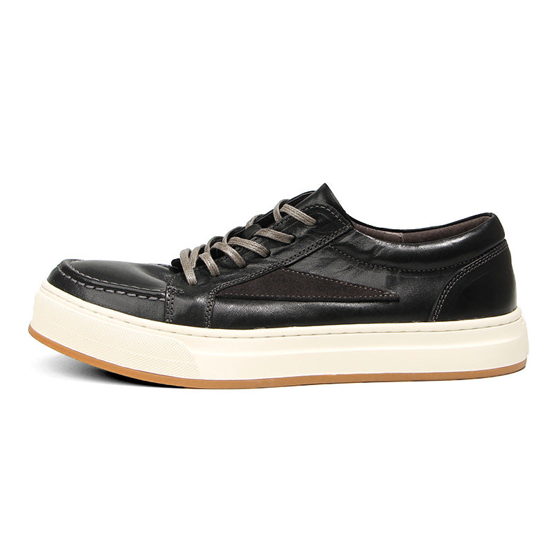 Men's Charming Washed Horse Retro Distressed Sneakers