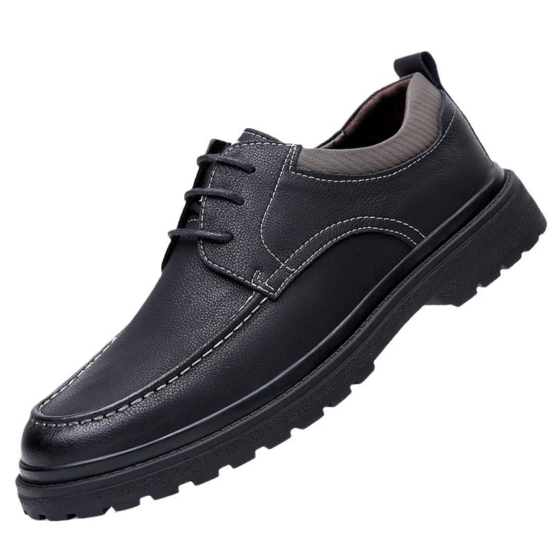 Men's Autumn Trendy Genuine England Style Retro Leather Shoes