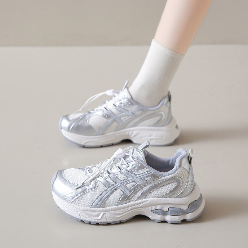 Women's Mesh Dad Thick Bottom Durable Comfortable Sneakers