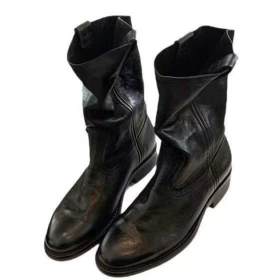 Women's Highway Horse V Cut Chunky Short Boots