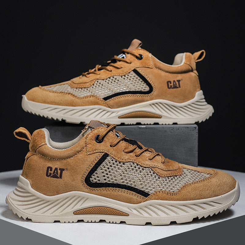 Men's Outdoor Sports Mesh Breathable Tooling Hiking Sneakers