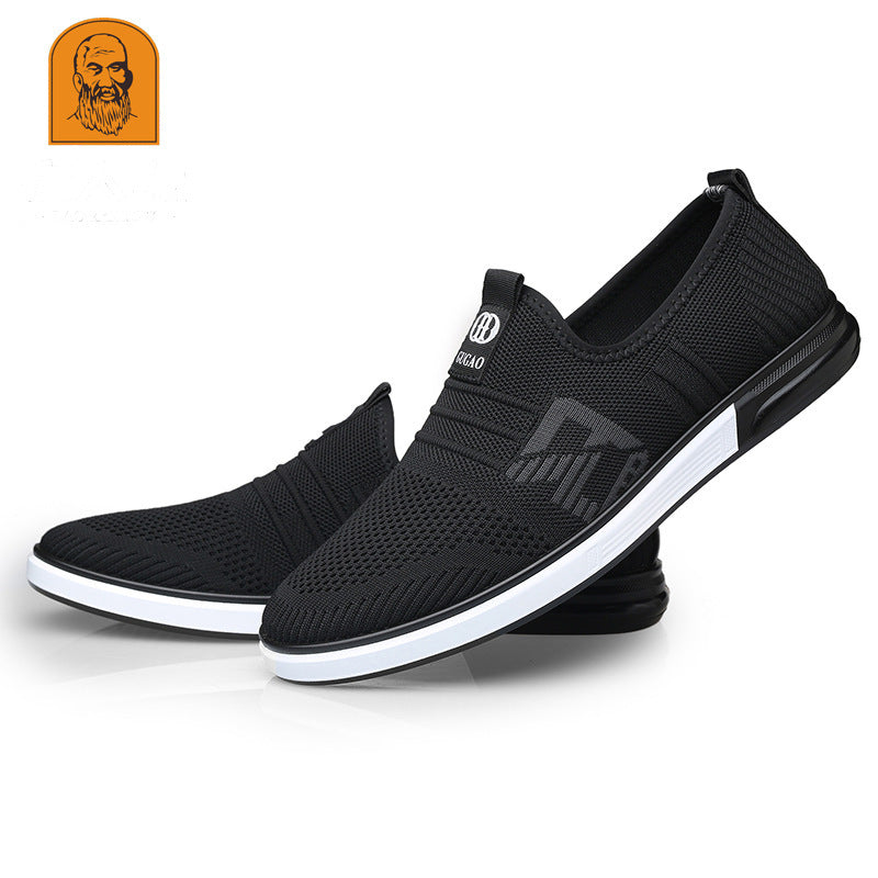 Men's Mesh Surface Breathable Trendy Running Canvas Shoes