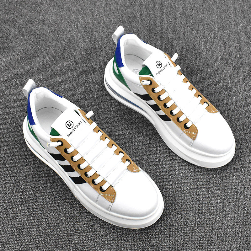 Men's Trendy Breathable Height Increasing Insole Versatile Men's Shoes