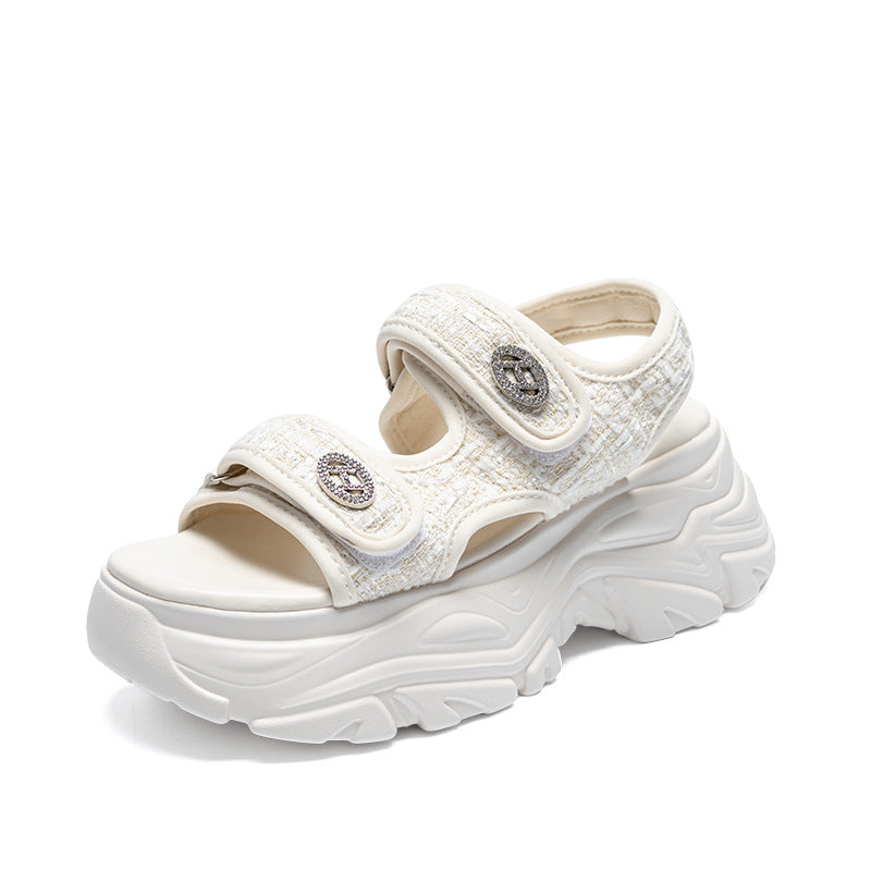Women's Platform Sports Summer Outdoor Velcro Beach Sandals