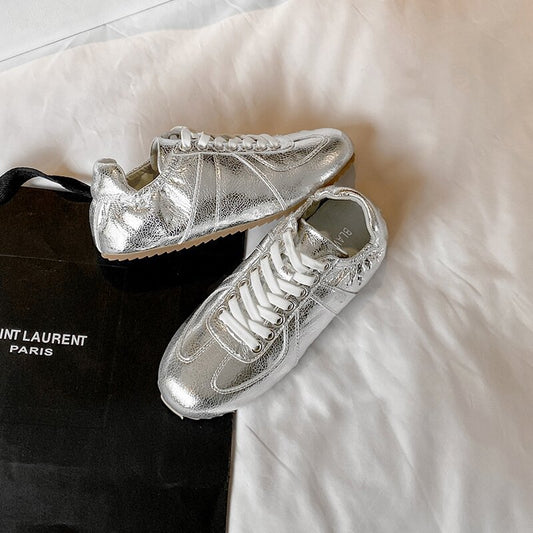 Women's Sier German Training Spring Flat Ballet Sneakers