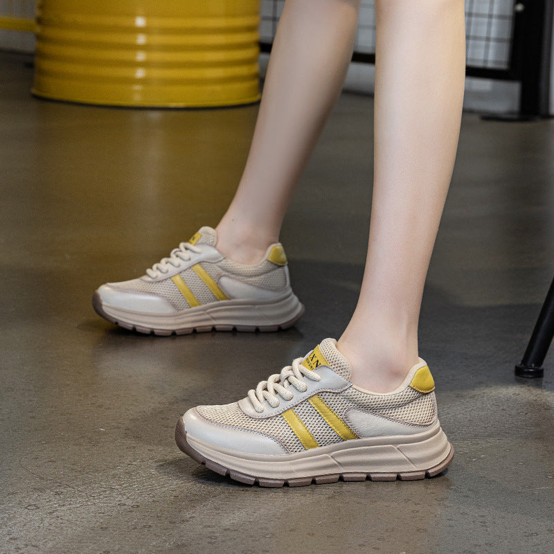Women's For Summer Mesh Surface Hollowed Breathable Cortez Retro Style Pumps Women's Sports Shoes