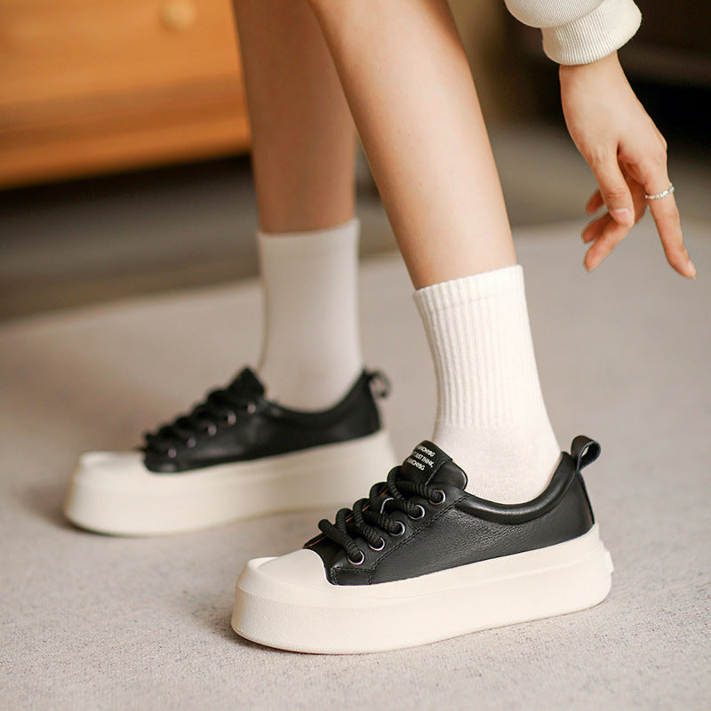 Sports Thick-soled Retro Flat Bottom Ugly Casual Shoes