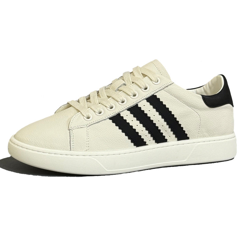 Men's Summer White Thin Breathable Flat German Sneakers