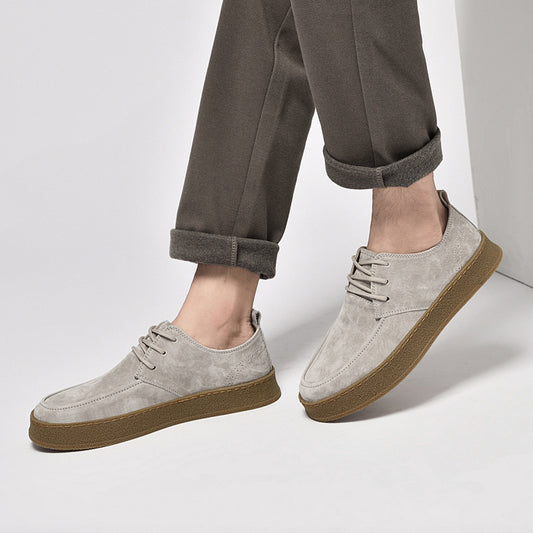 Men's Springtide Personality Big Head Genuine Retro Plus Size Sneakers