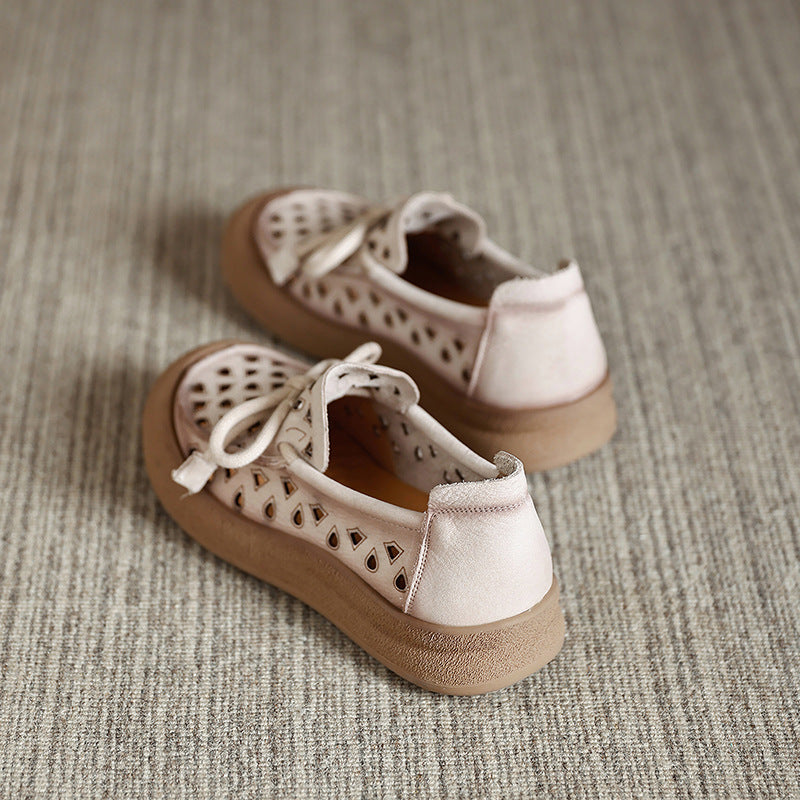Summer Genuine Simple Style Flat Soft Casual Shoes