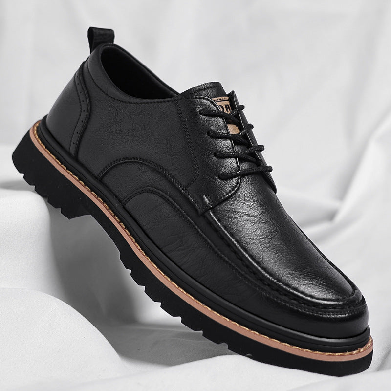 Men's Business Formal Wear British Style Soft Men's Casual Leather Shoes