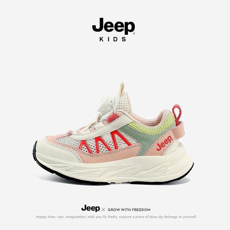 Children's Mesh Spring Soft Bottom Running Hiking Kid's Sneakers