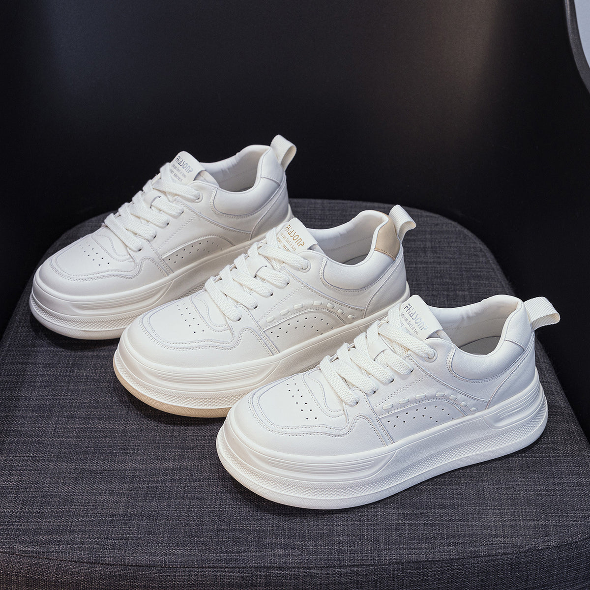 Autumn Soft Platform White Female Comfortable Women's Casual Shoes