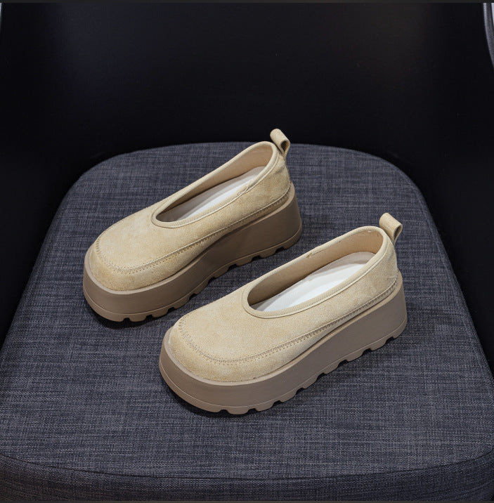 Women's Big Head Ugly Cute Fashion Round Thick Bottom Women's Casual Shoes
