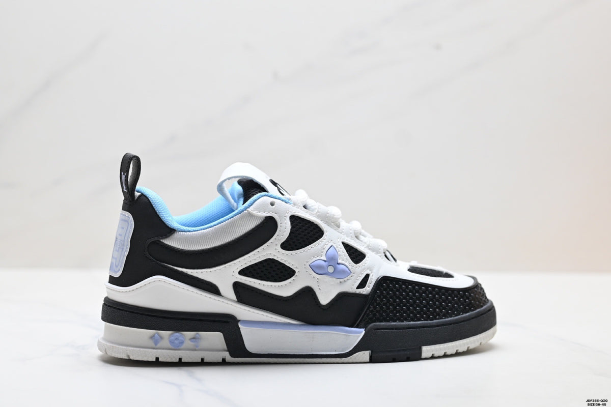 Women's & Men's Moving Retro Couple White Fashionable Market Men's Board Shoes