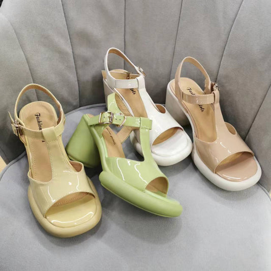 Women's Limited Sizes Special Offer Thick Bottom Heels