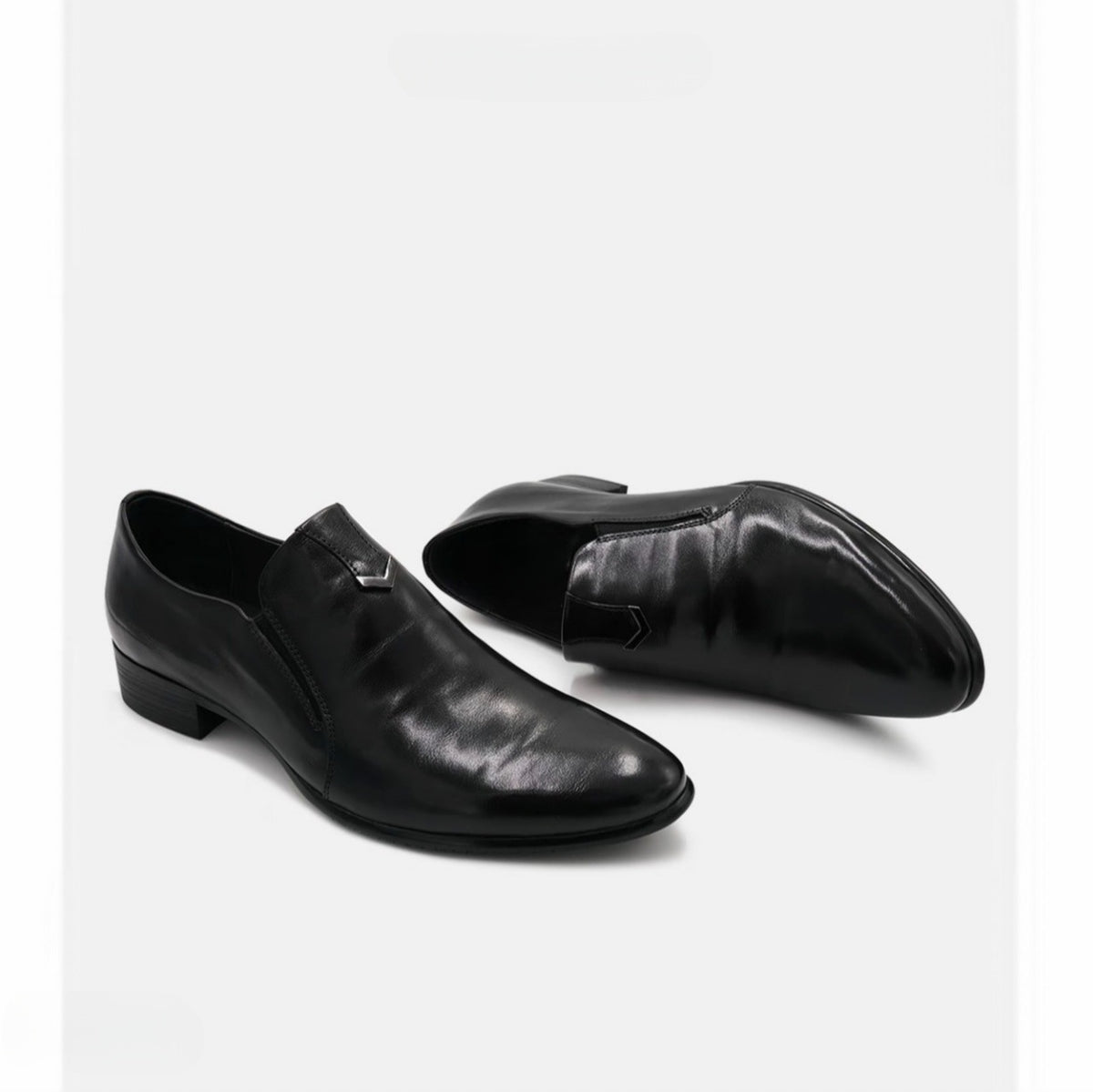 Men's Slip-on Cowhide Breathable Comfortable Autumn Men's Business Leather Shoes