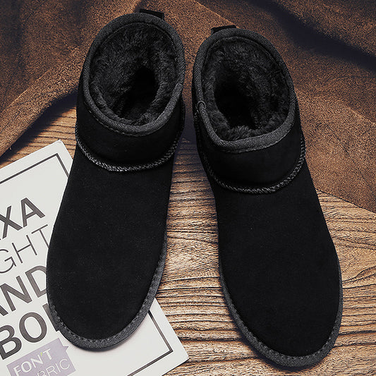 Men's Winter Oversized Wool Extra Thick Northeast Cotton Padded Snow Boots