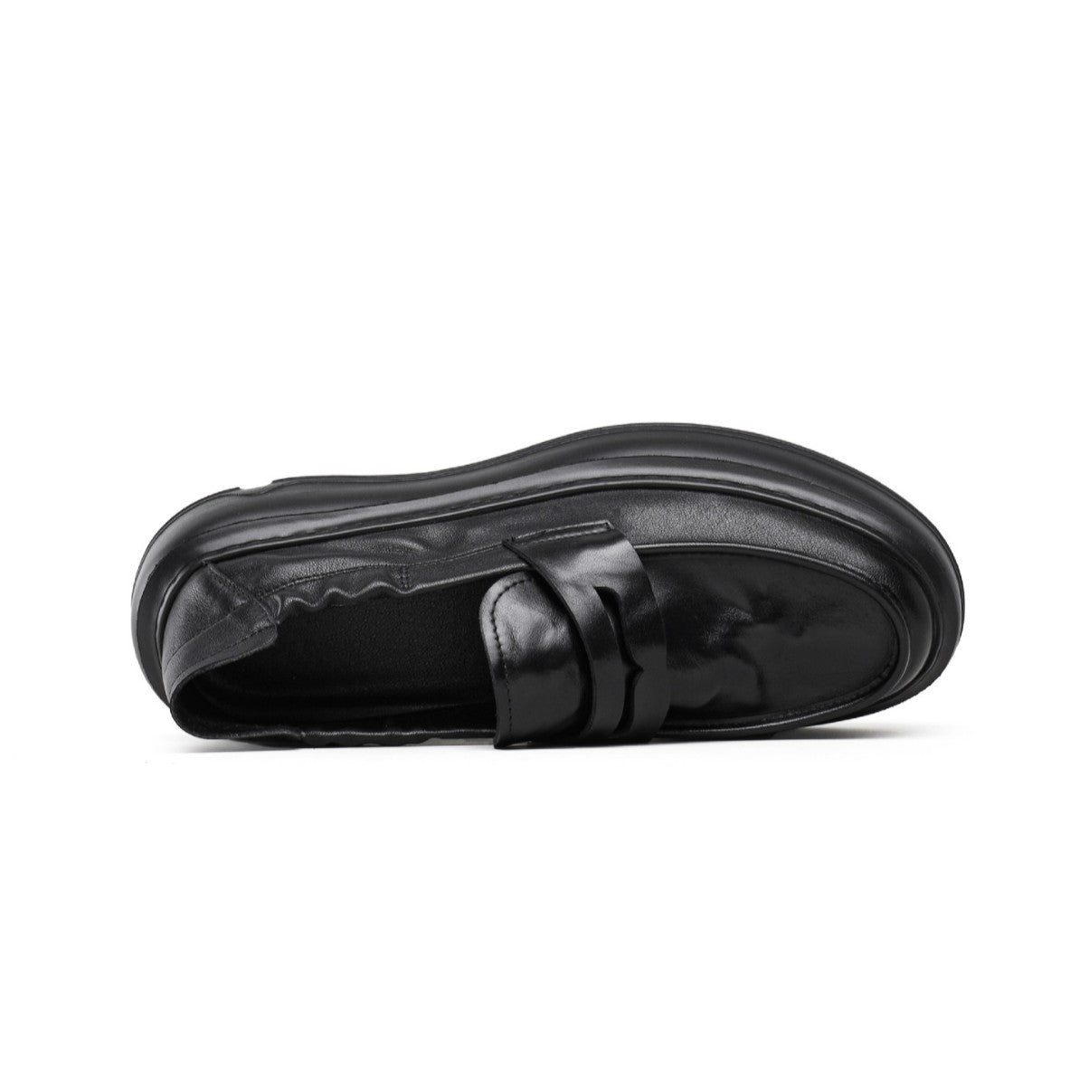 Men's First Layer Cowhide Soft Bottom Wild Loafers