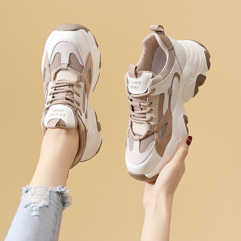 Women's Dad Platform Travel Versatile Mom Sports Sneakers