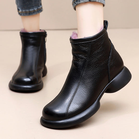 Women's Mom Fleece-lined Thick Cotton Winter Soft Women's Shoes