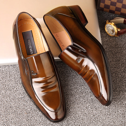 Comfortable Men's British Formal Wear Office Leather Shoes