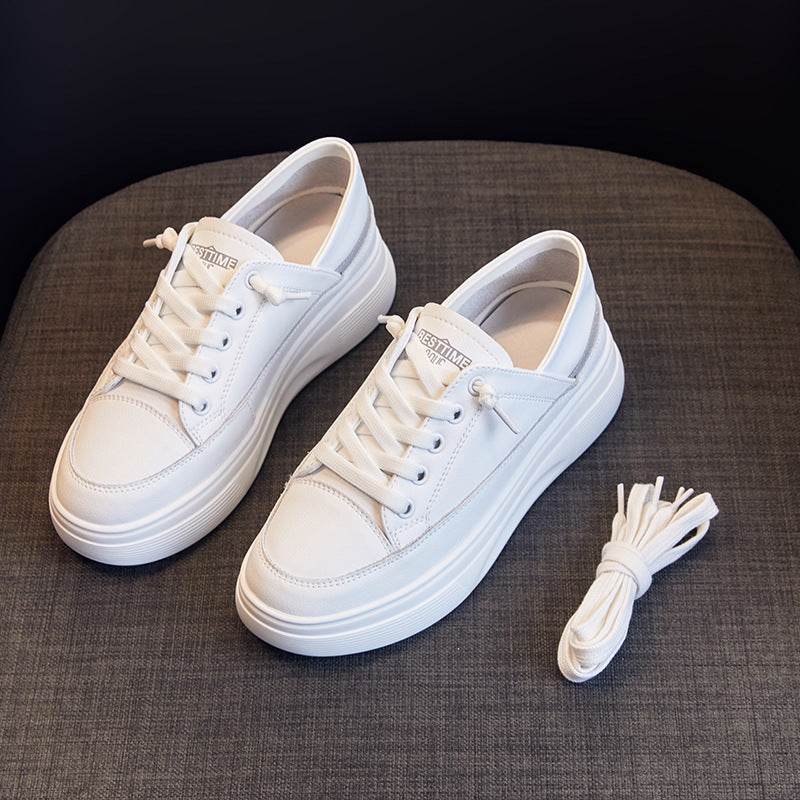Women's Summer White Flat Breathable Versatile Women's Casual Shoes