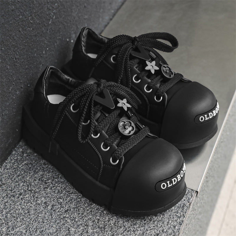 Men's Trendy Niche Thick-soled High Street Fashion Genuine Sneakers