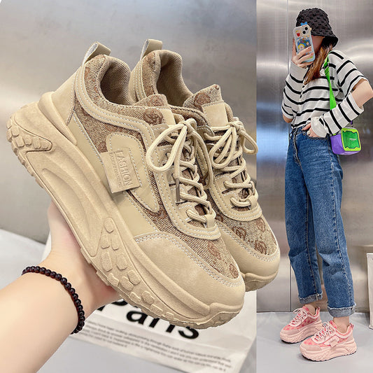 Dad Female Classic Style Spring Show Feet Small Casual Shoes