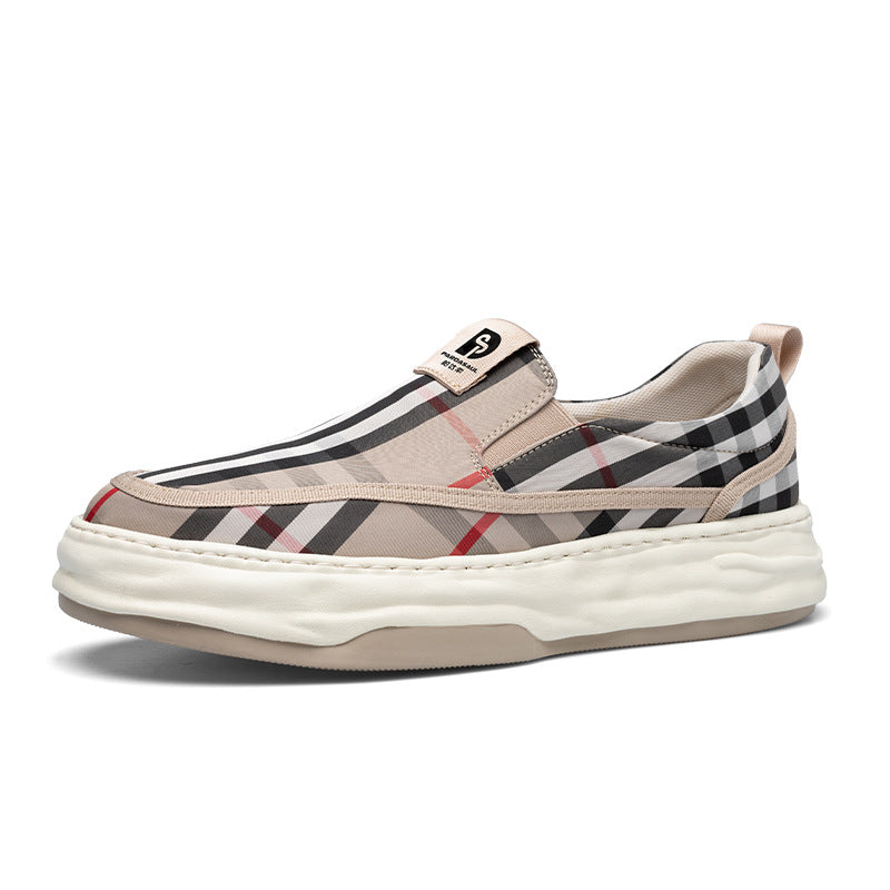 Men's Slip-on Lofter Summer Fashionable Versatile Breathable Canvas Shoes