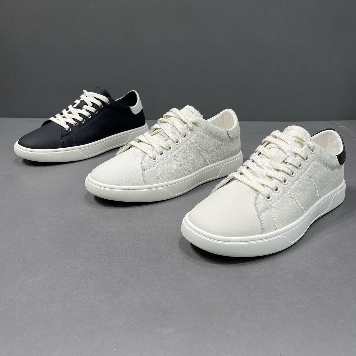 Men's Autumn Breathable White Flat Trendy Sports Men's Board Shoes