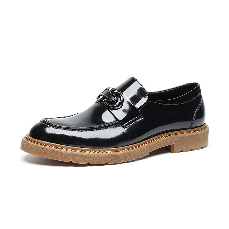 Men's Trendy Tendon Sole Penny Fashion Slip-on Leather Shoes