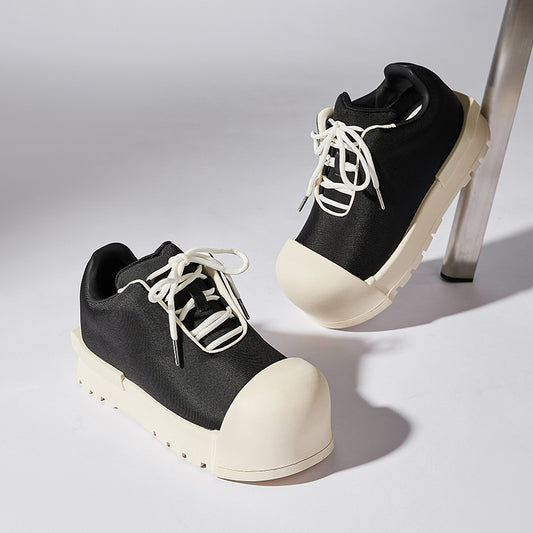 Women's Niche Platform Super Popular Round Toe Sneakers