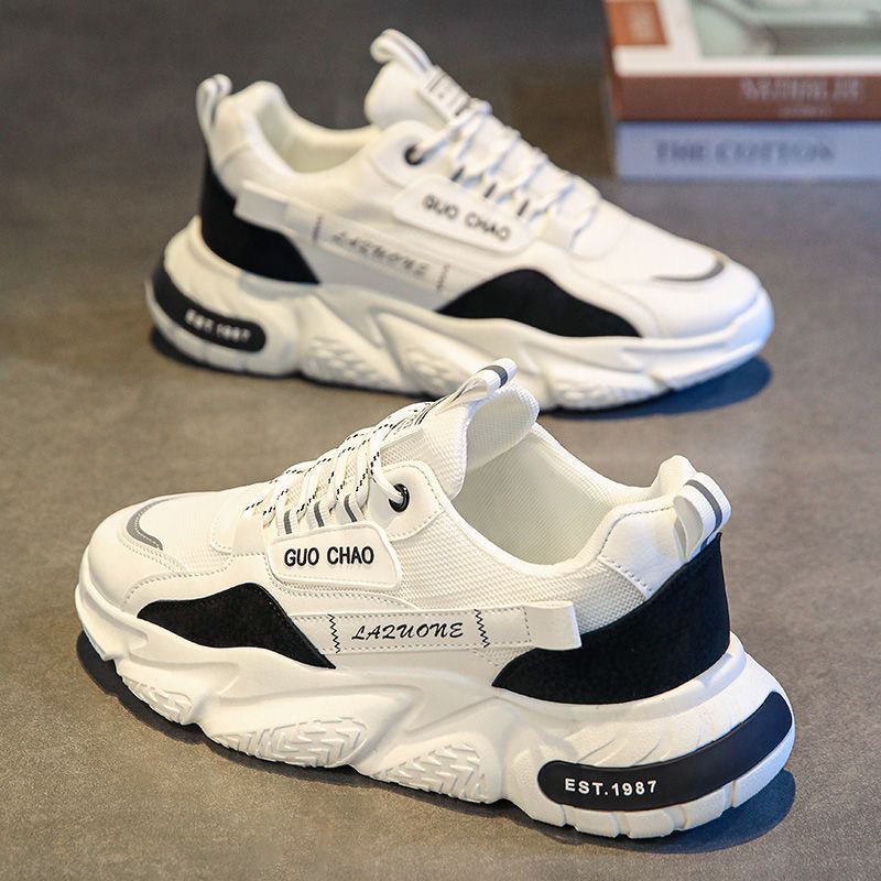 Men's Mesh Breathable Sports Platform Height Increasing Casual Shoes