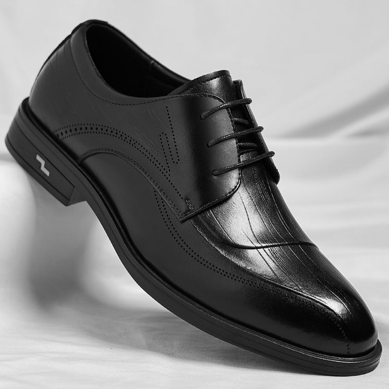 Men's Summer Formal Wear Soft Bottom Fashion Men's Business Leather Shoes