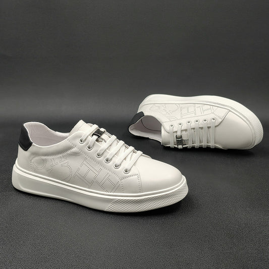Men's First Layer Fashionable Genuine Sports Breathable Sneakers