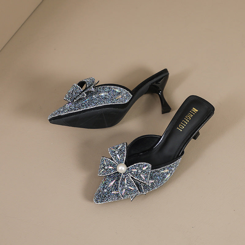 Women's Summer Fashion Pointed Toe Cap Stiletto Heels