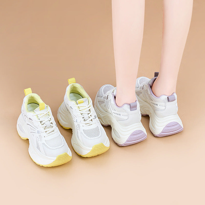 Women's Platform Dad Super Hot Color Matching Leisure Sneakers