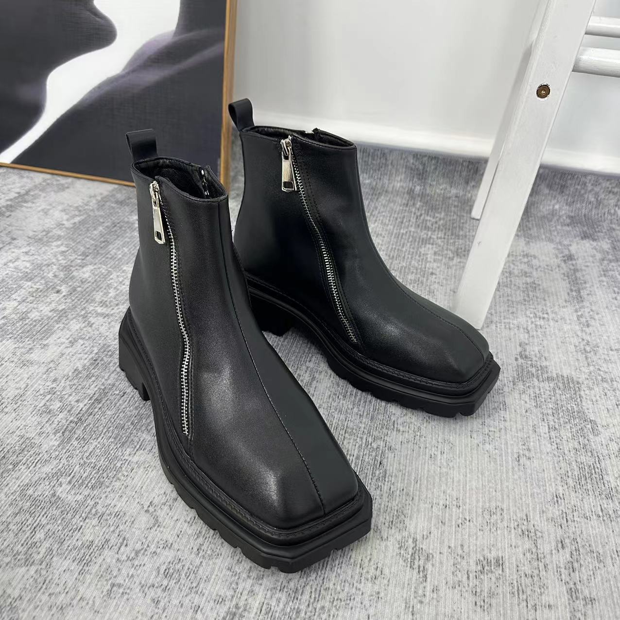Women's & Men's Platform Chelsea Summer British Style Short Boots